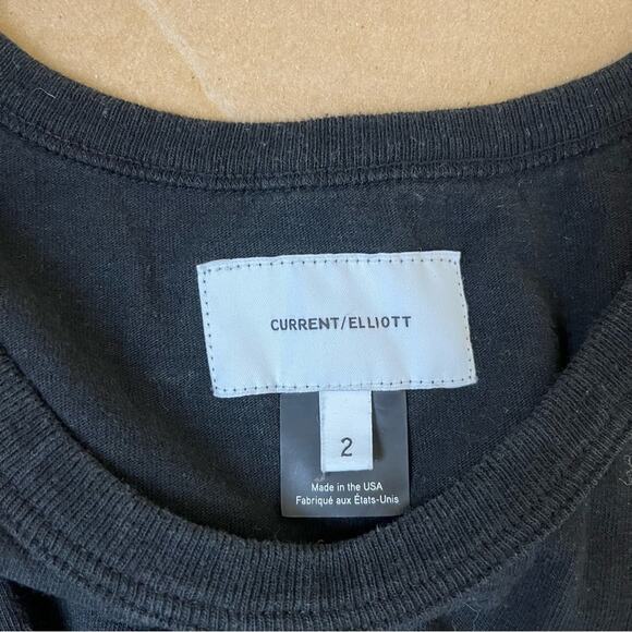 Current/Elliott The Recrafted Ruffle Top - Picture 8 of 9